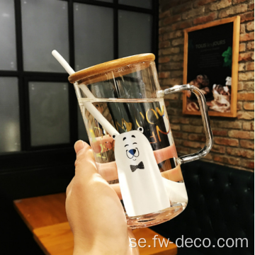 Heminredning Juice Cup Milk Coffee Glass Cup